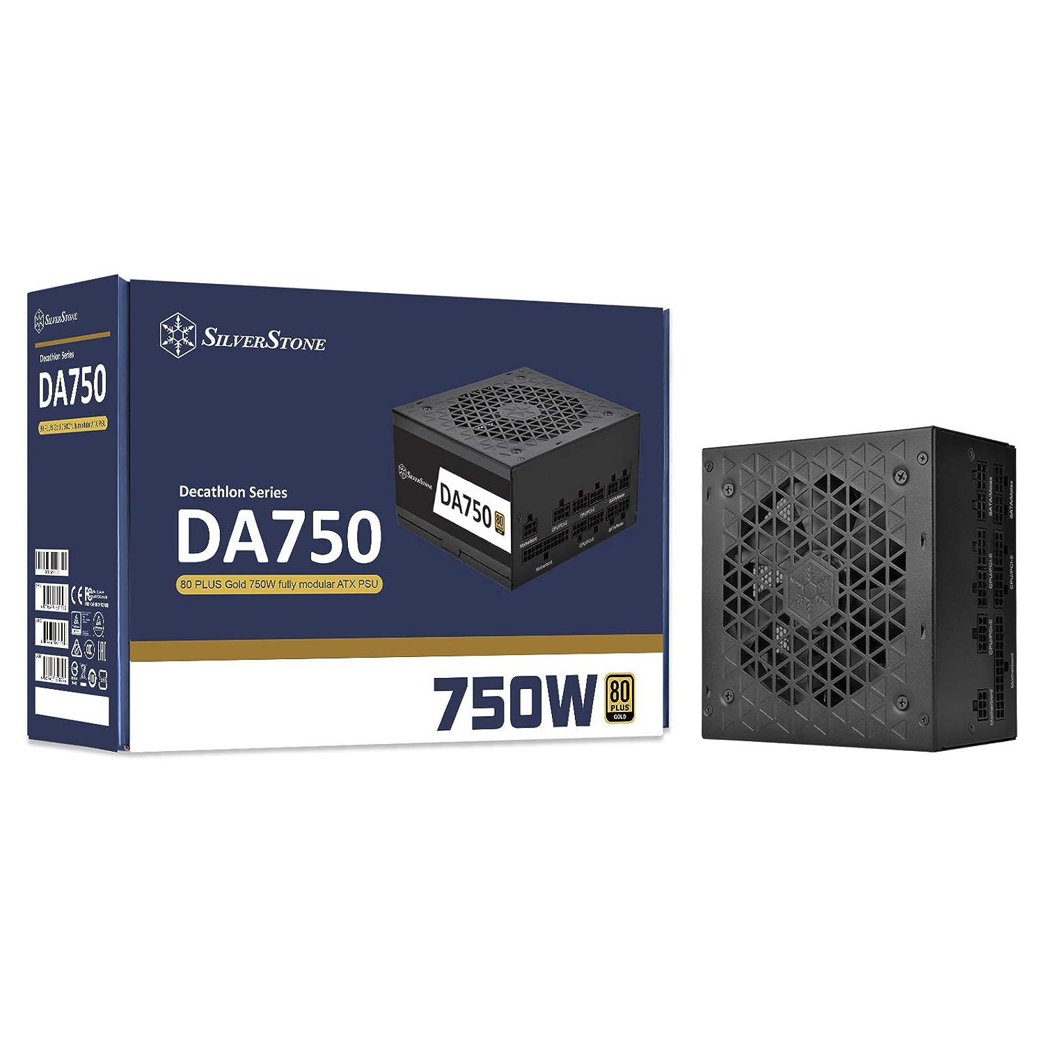 SilverStone Power Supply DA750 750 Watt 80+ Gold SilverStone Power Supply DA750 750 Watt 80+ Gold